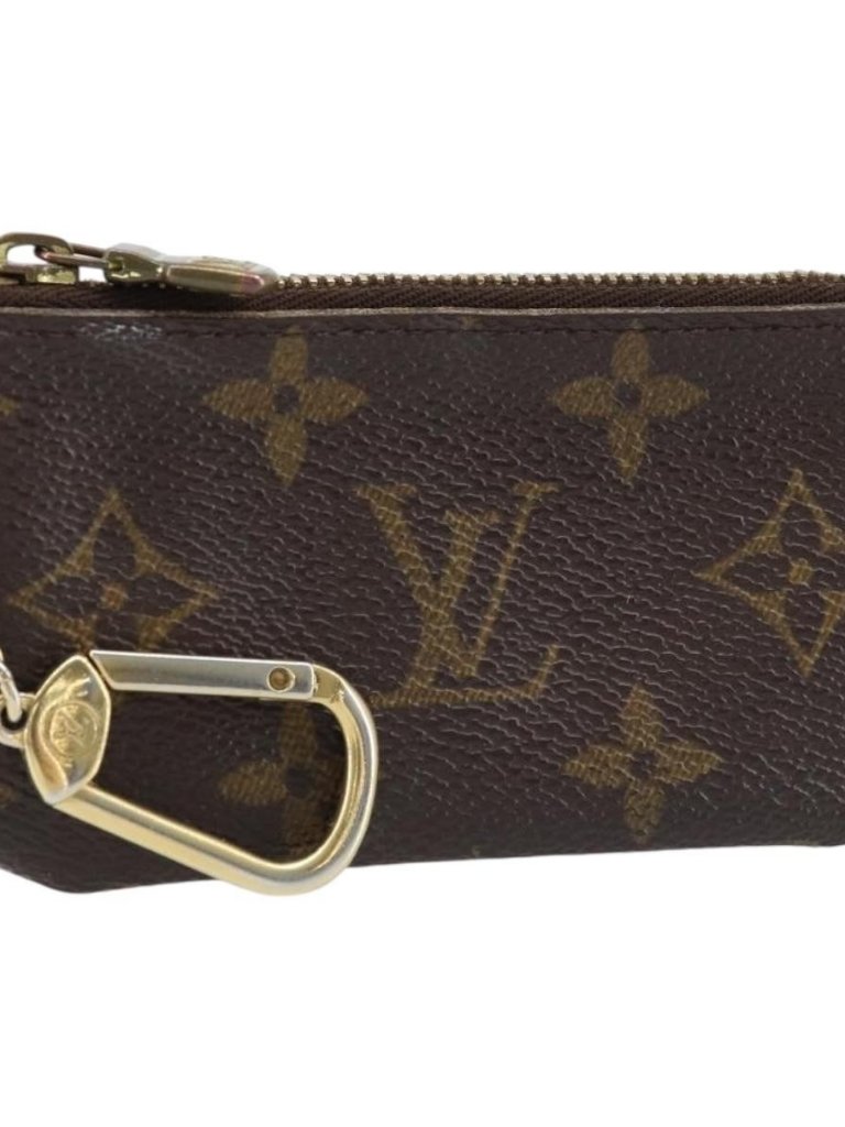 Louis Vuitton Monogram Pochette Cles Coin Purse M62650 Lv Auth Ki6542